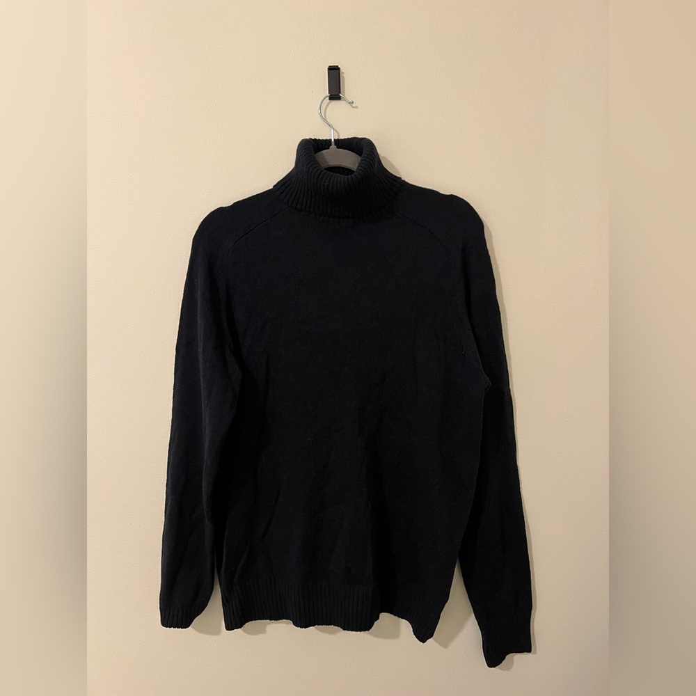 H&M Men's Premium Black Turtleneck Sweater